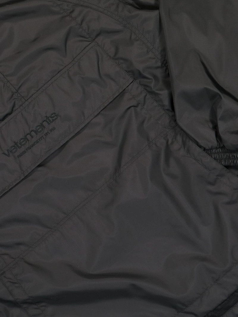 logo-embroidered padded jacket 4