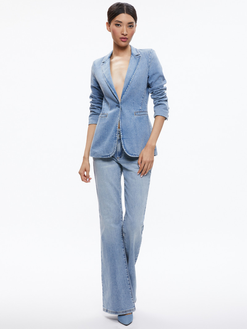 STACEY LOW RISE BELL BOTTOM JEAN 7