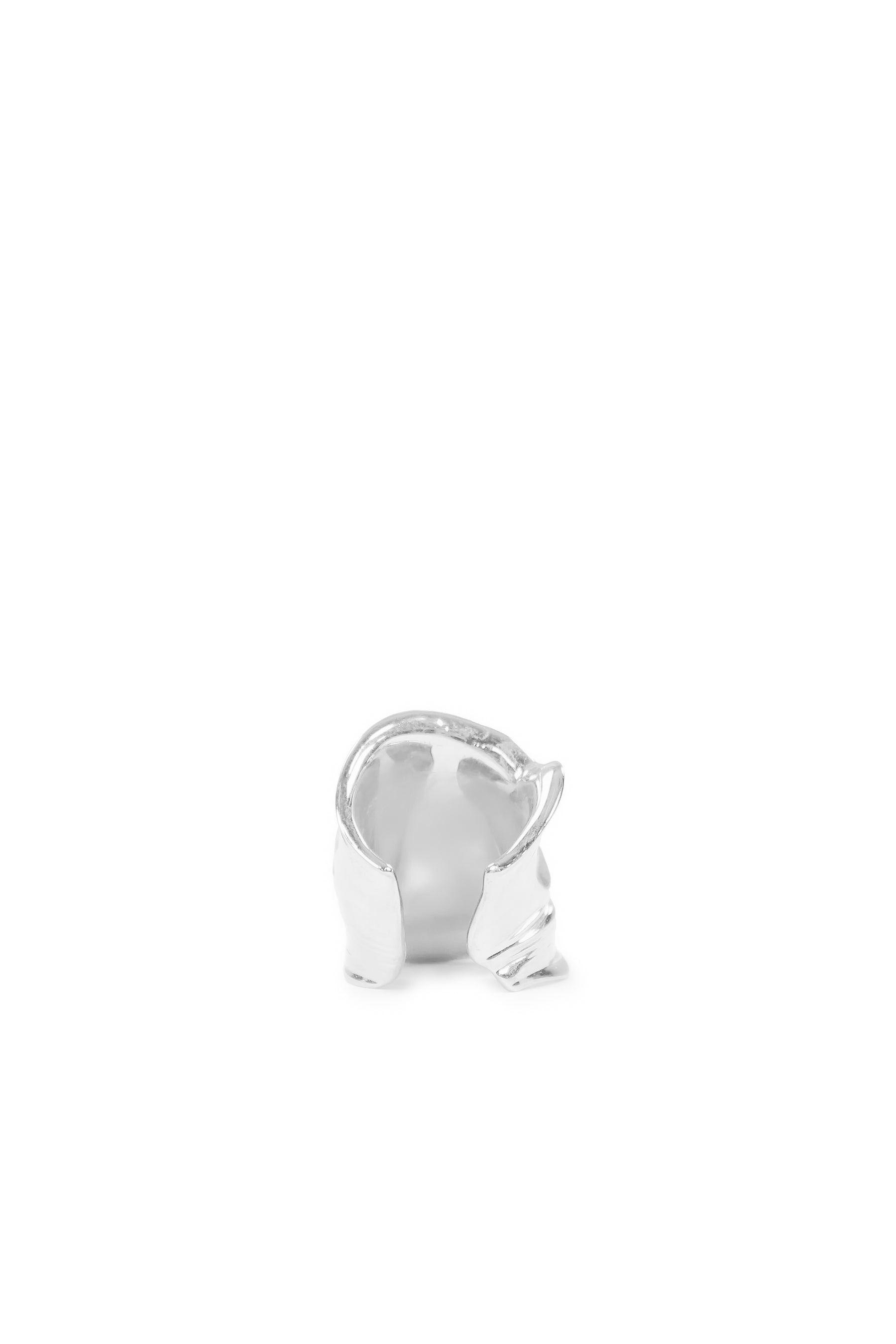DISTORTED CAN RING / SIL - 3