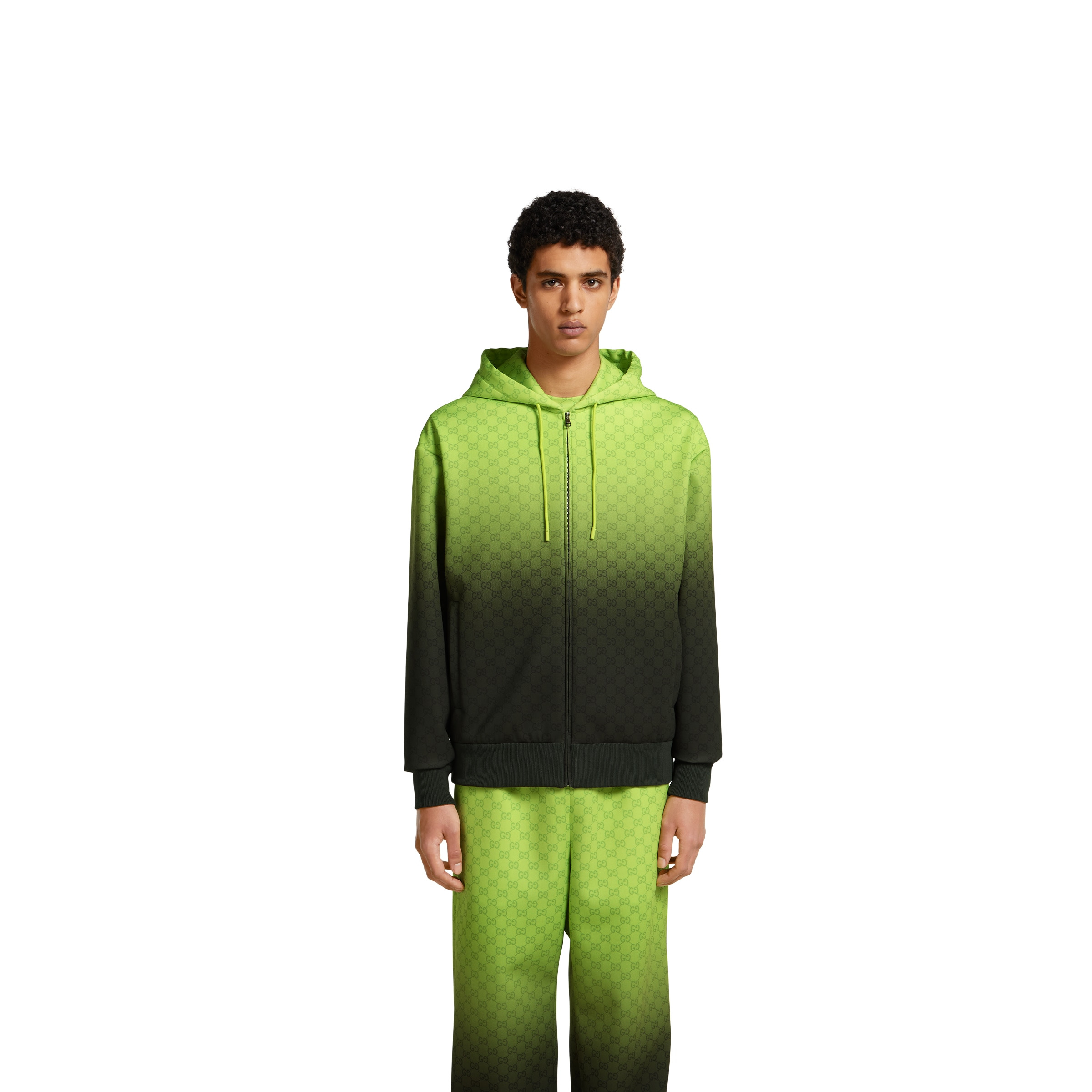 Printed light neoprene zip jacket - 3