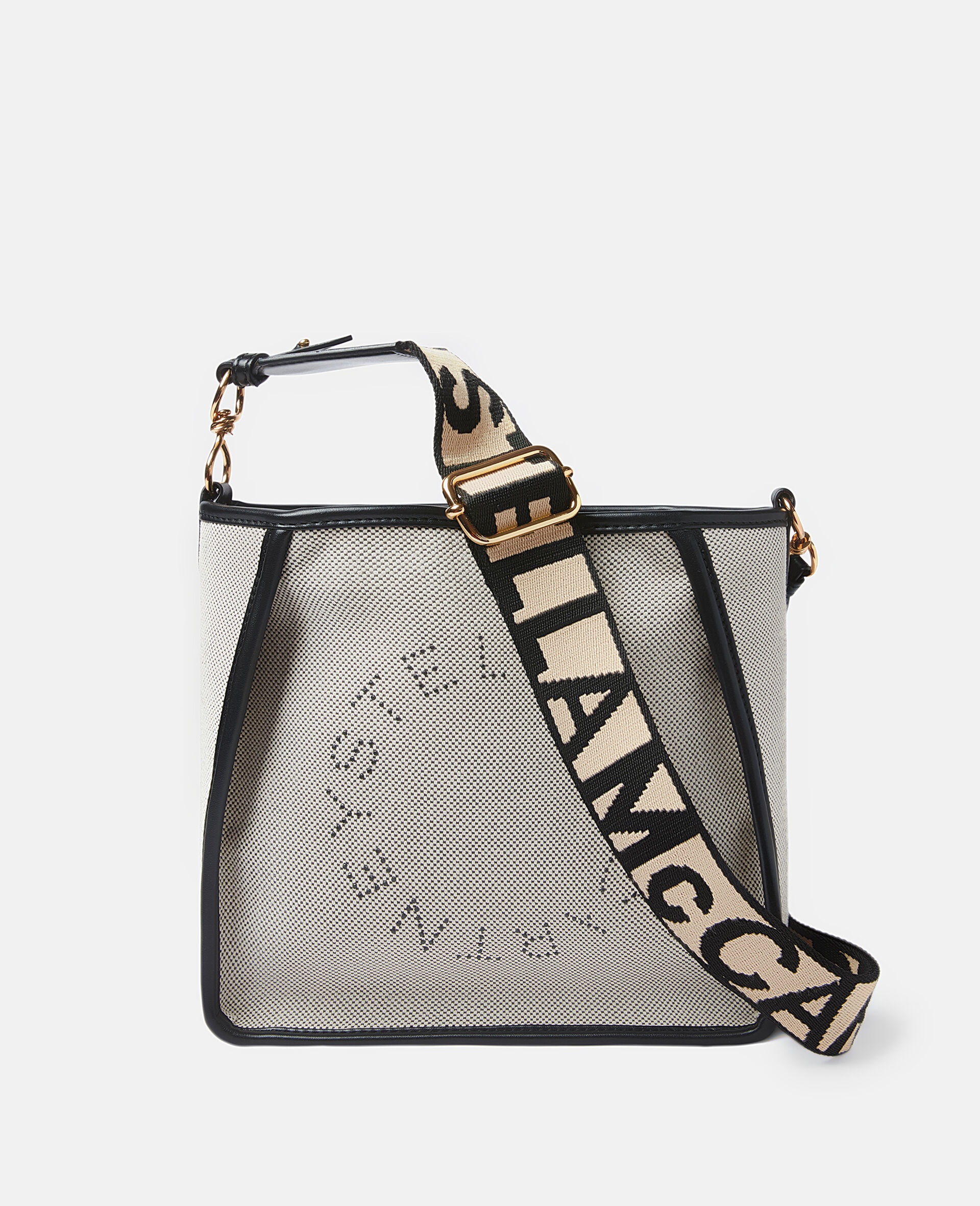 Stella Logo Cotton Canvas Shoulder Bag - 1