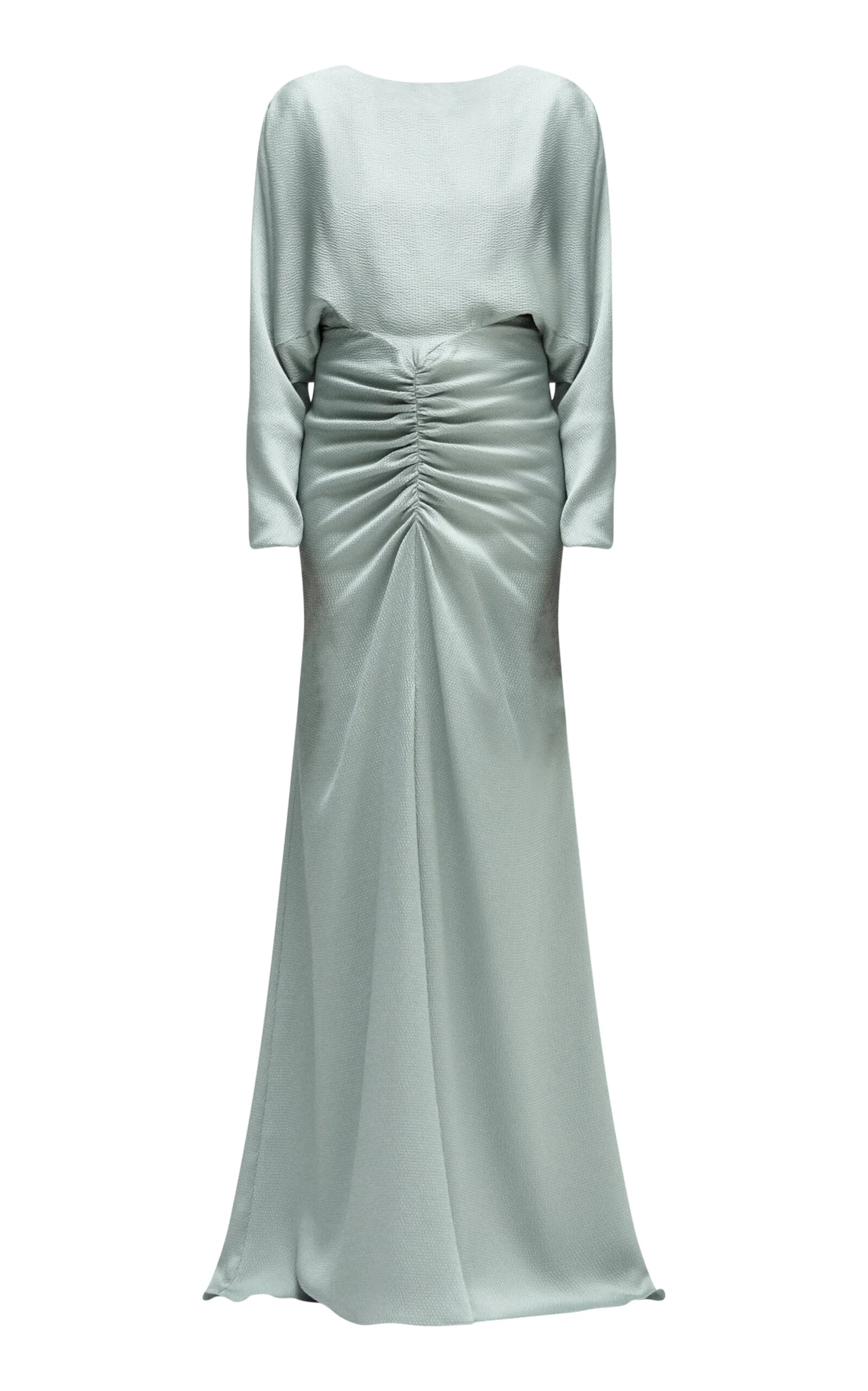 Hammered Satin Gown - 1