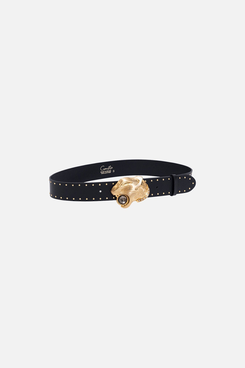 CAMILLA LEOPARD HEAD BUCKLE BELT outlook