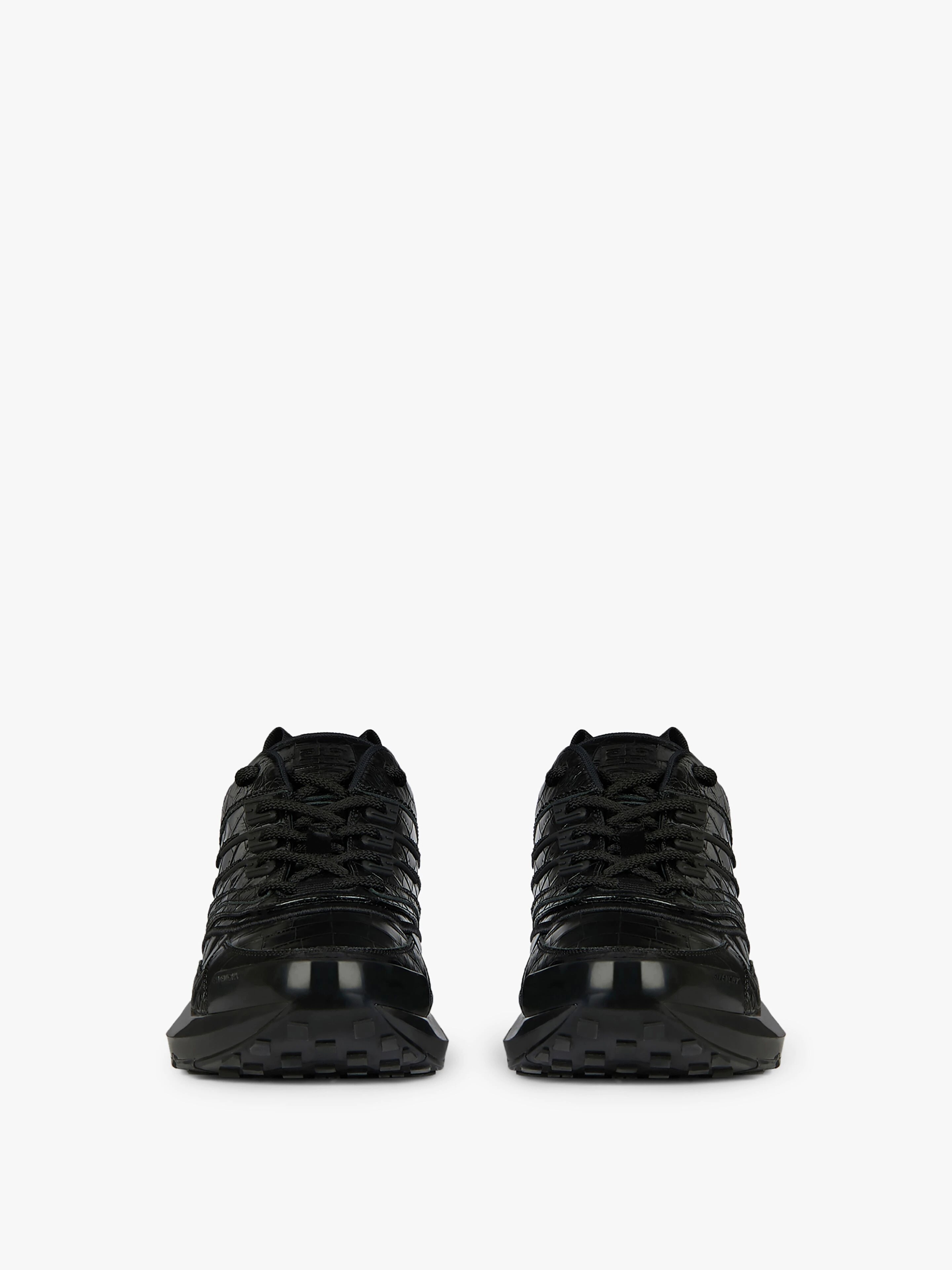 GIV 1 SNEAKERS IN CROCODILE EFFECT LEATHER - 2