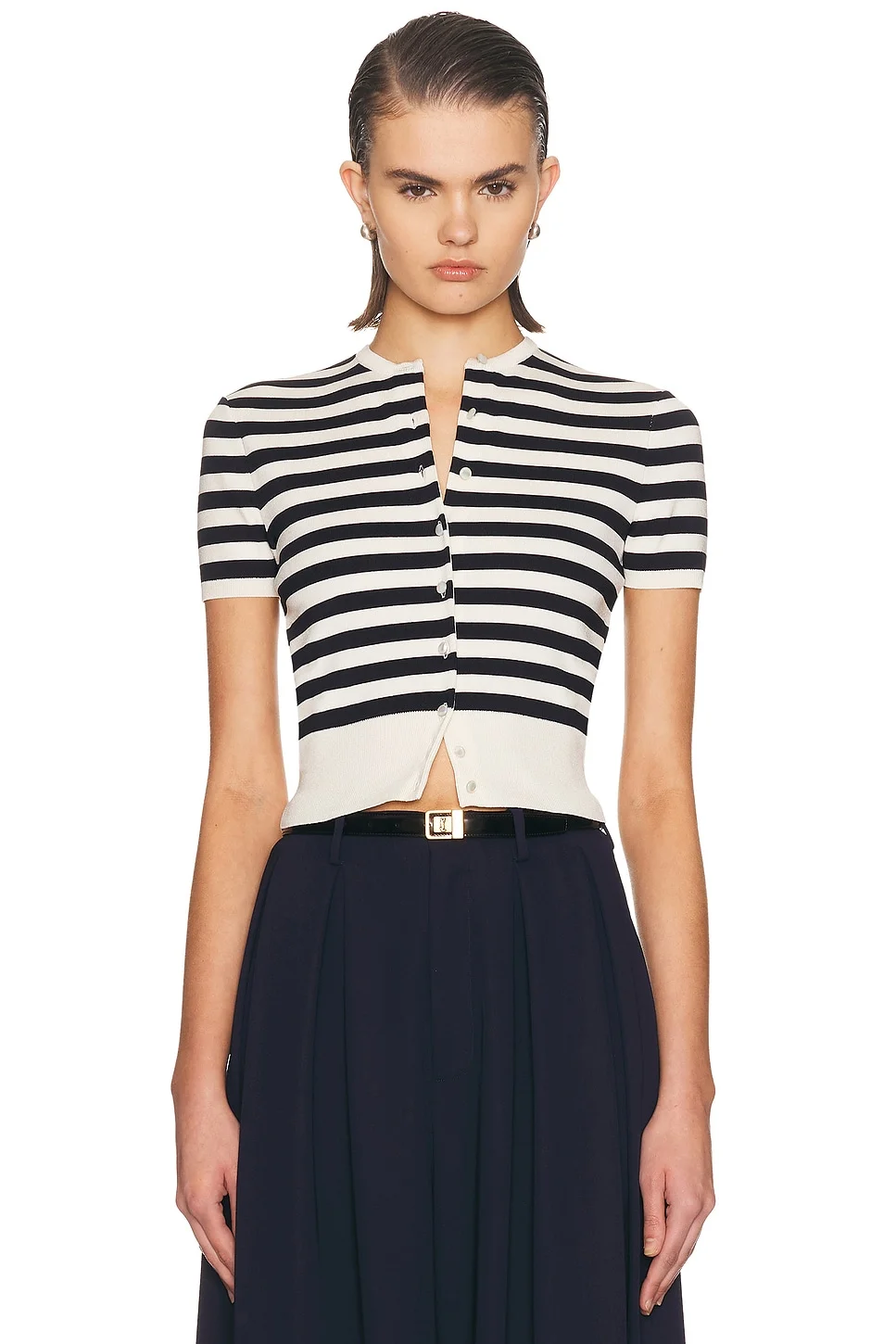 Short Sleeve Cardigan - 1