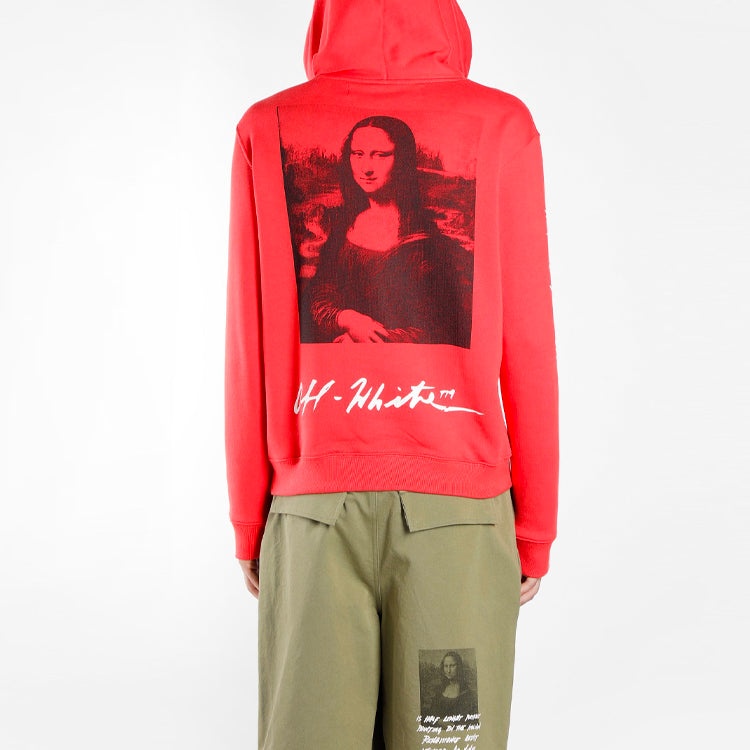 Men's Off-White Mona Lisa Printing Loose Fit Red OMBB034S190030052010 - 3