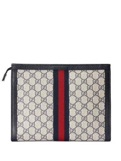 GUCCI mini Ophidia GG Supreme clutch bag outlook