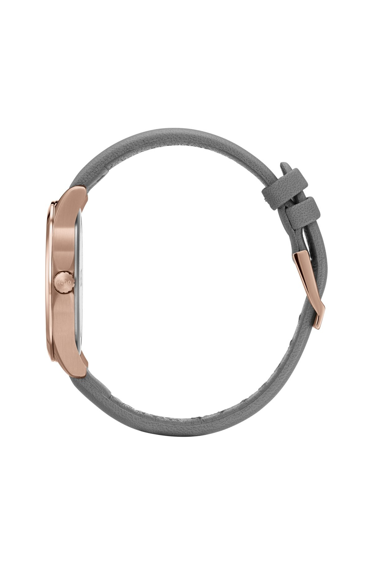 CARNATION-GOLD-EFFECT WATCH WITH REVERSE-LOGO DIAL - 2
