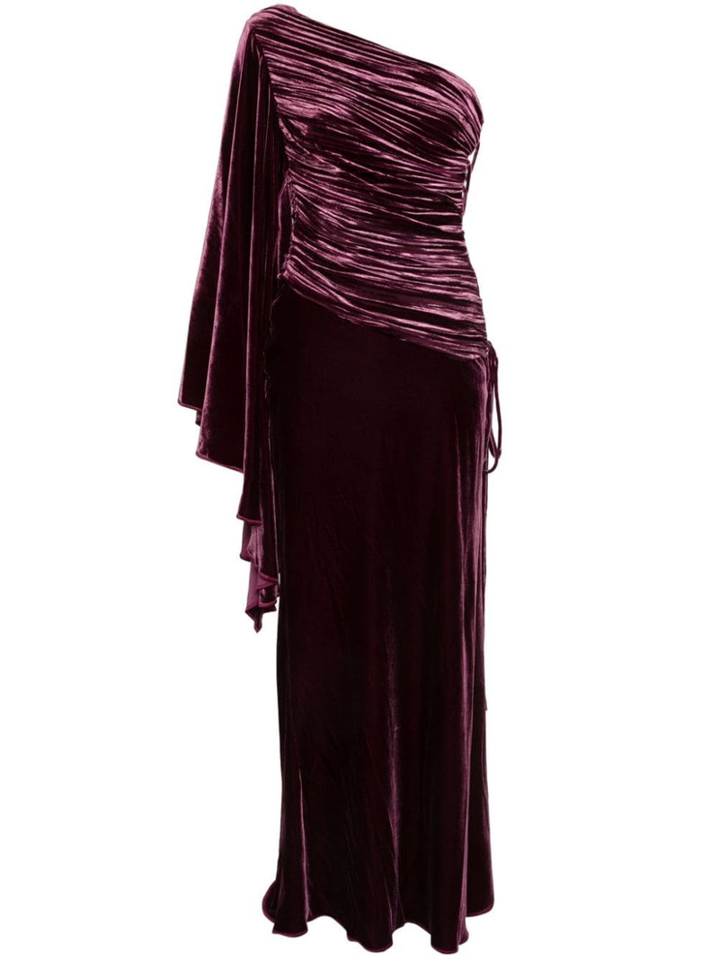 Yolanda velvet maxi dress 1