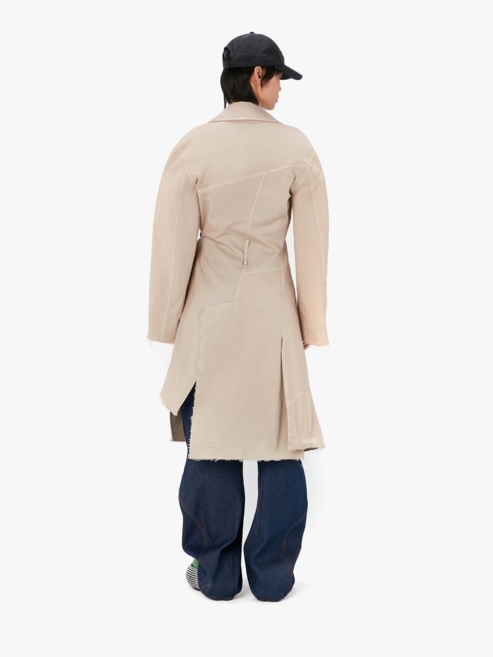 TWISTED BUCKLE TRENCH COAT - 3
