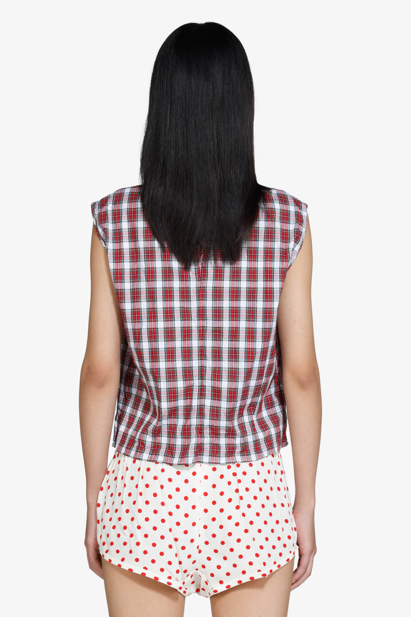 SLEEVELESS CHECKED TOP 3