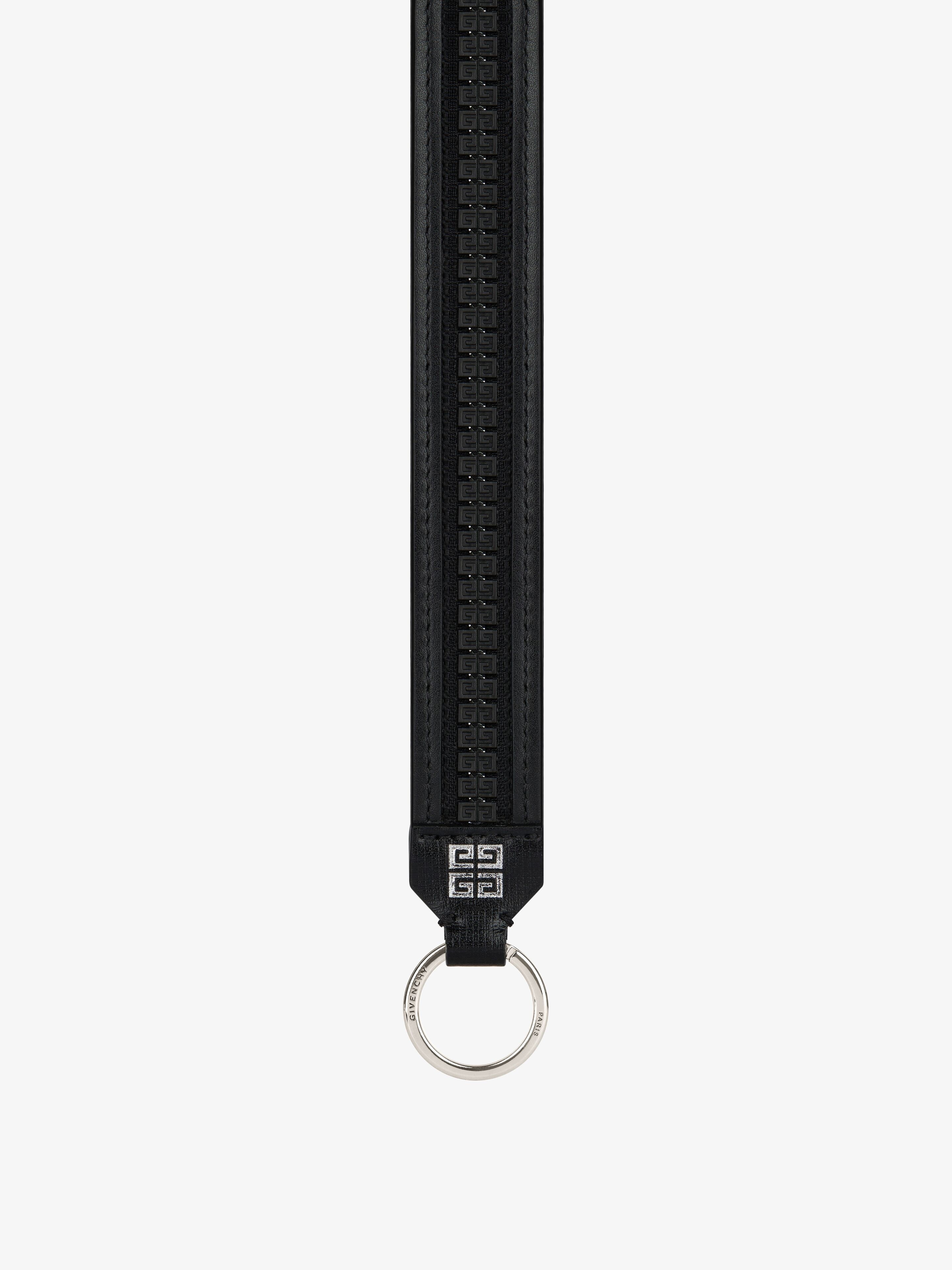 4G ZIP NECKLACE IN LEATHER - 2