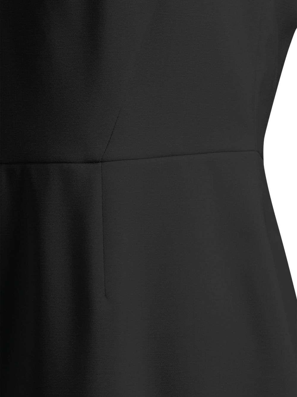 V-neck cap-sleeve midi dress - 3