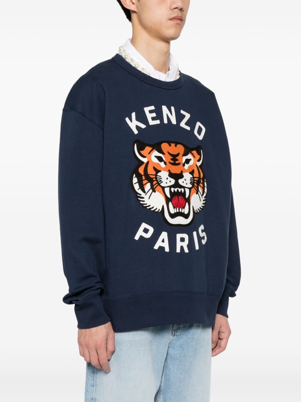 Lucky tiger cotton sweatshirt - 3