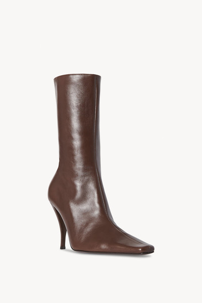 The Row Shrimpton High Boot in Leather outlook