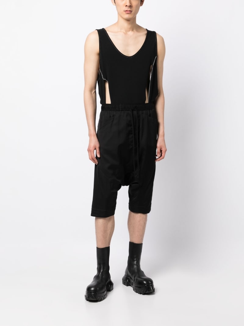 track cropped trousers - 2