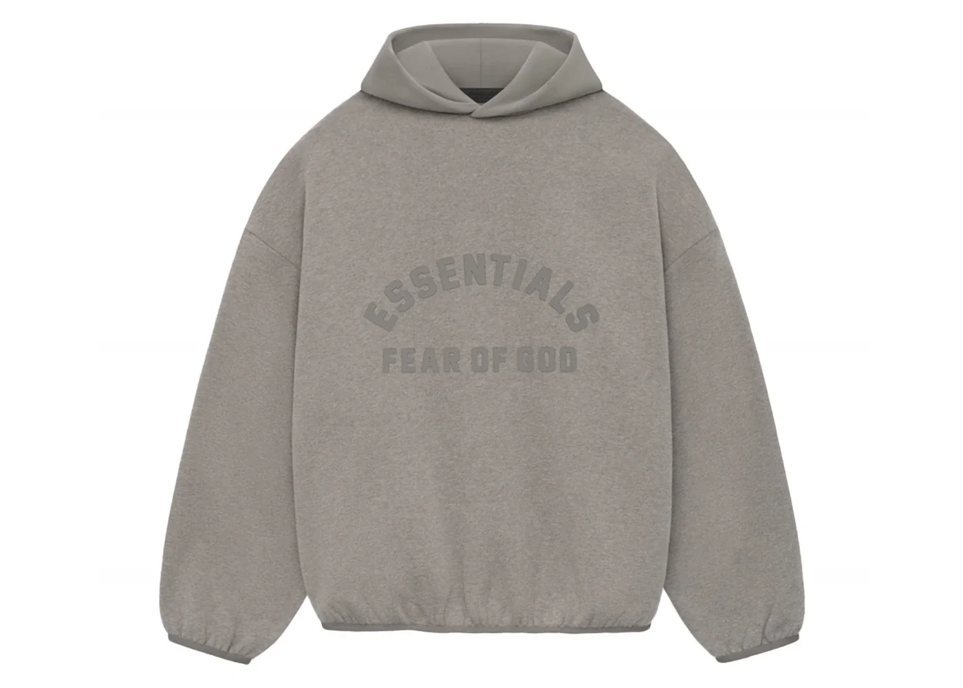 Fear of God Essentials Core Collection Nylon Fleece Hoodie Heather Grey/Dust - 1