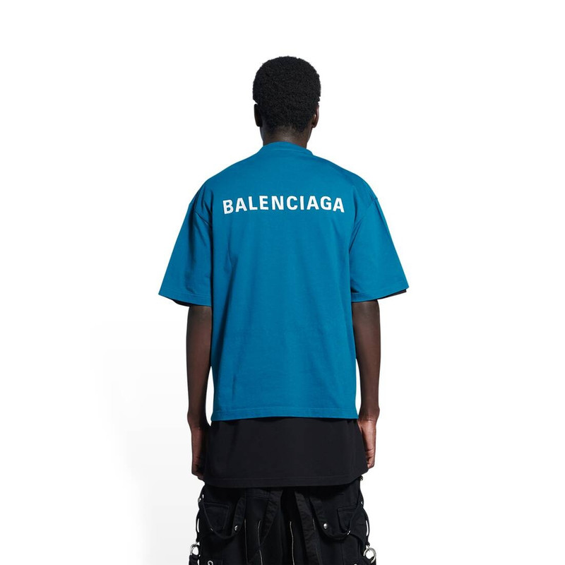 Men's Logo T-shirt Medium Fit in Indigo 4