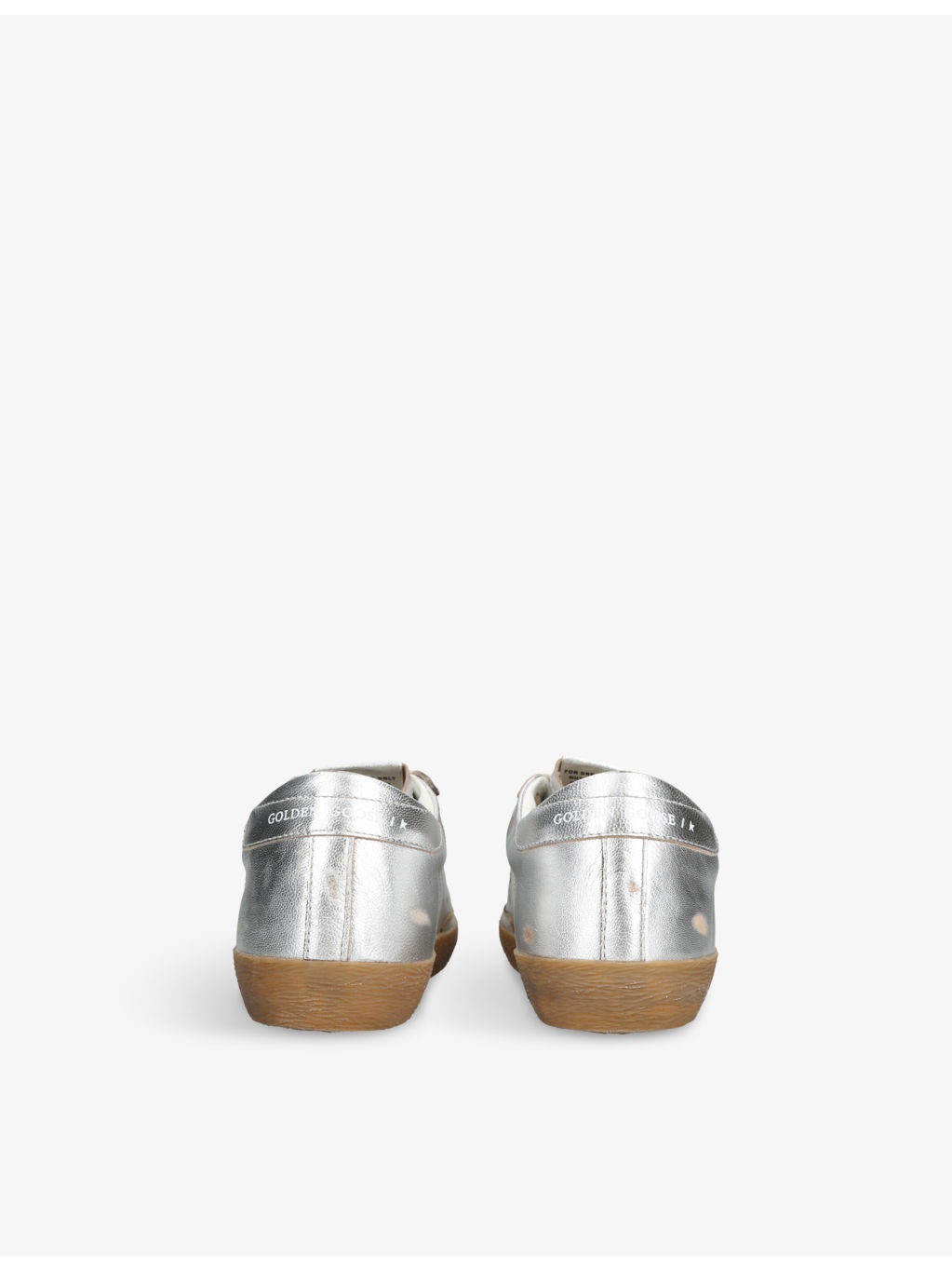 Superstar 70100 Metallic Leather Low-Top Trainers - 4