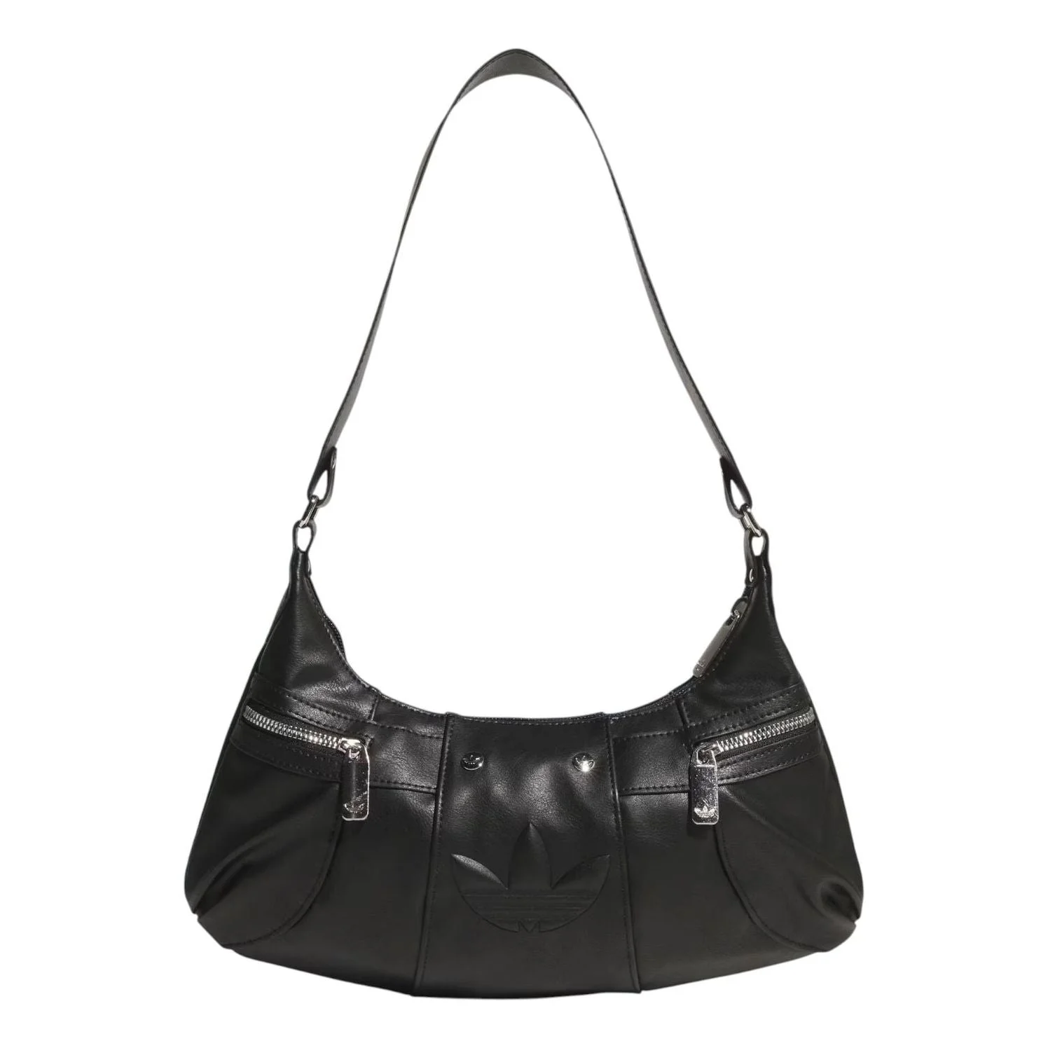 (WMNS) adidas HOBO PU Leather Bag 'Black' KF4485 - 1