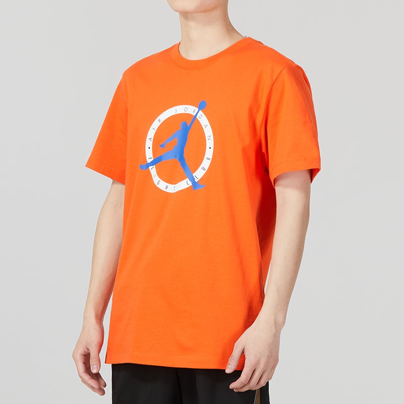 Air Jordan logo T-shirt 'Orange' DV8437-817 - 5