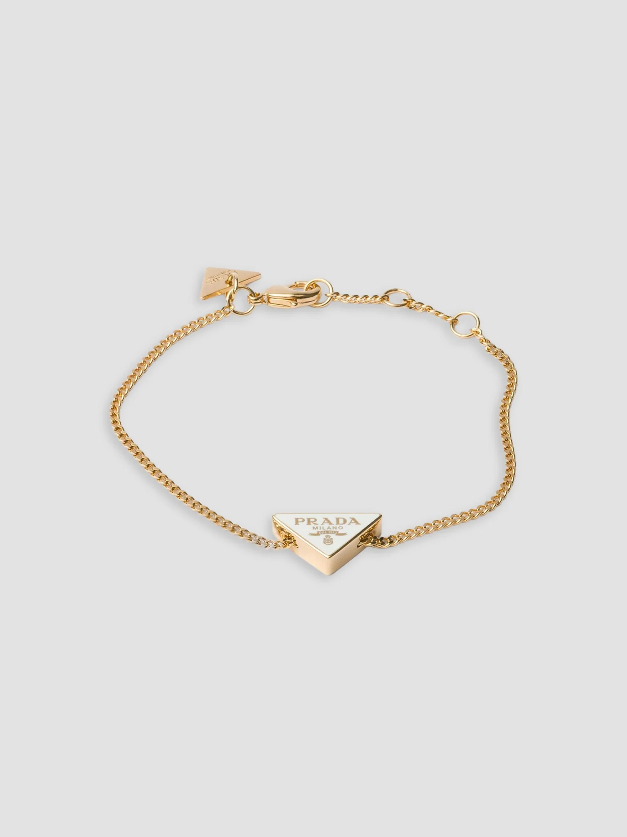 Women's Enameled Metal Bracelet - White Gold - 1