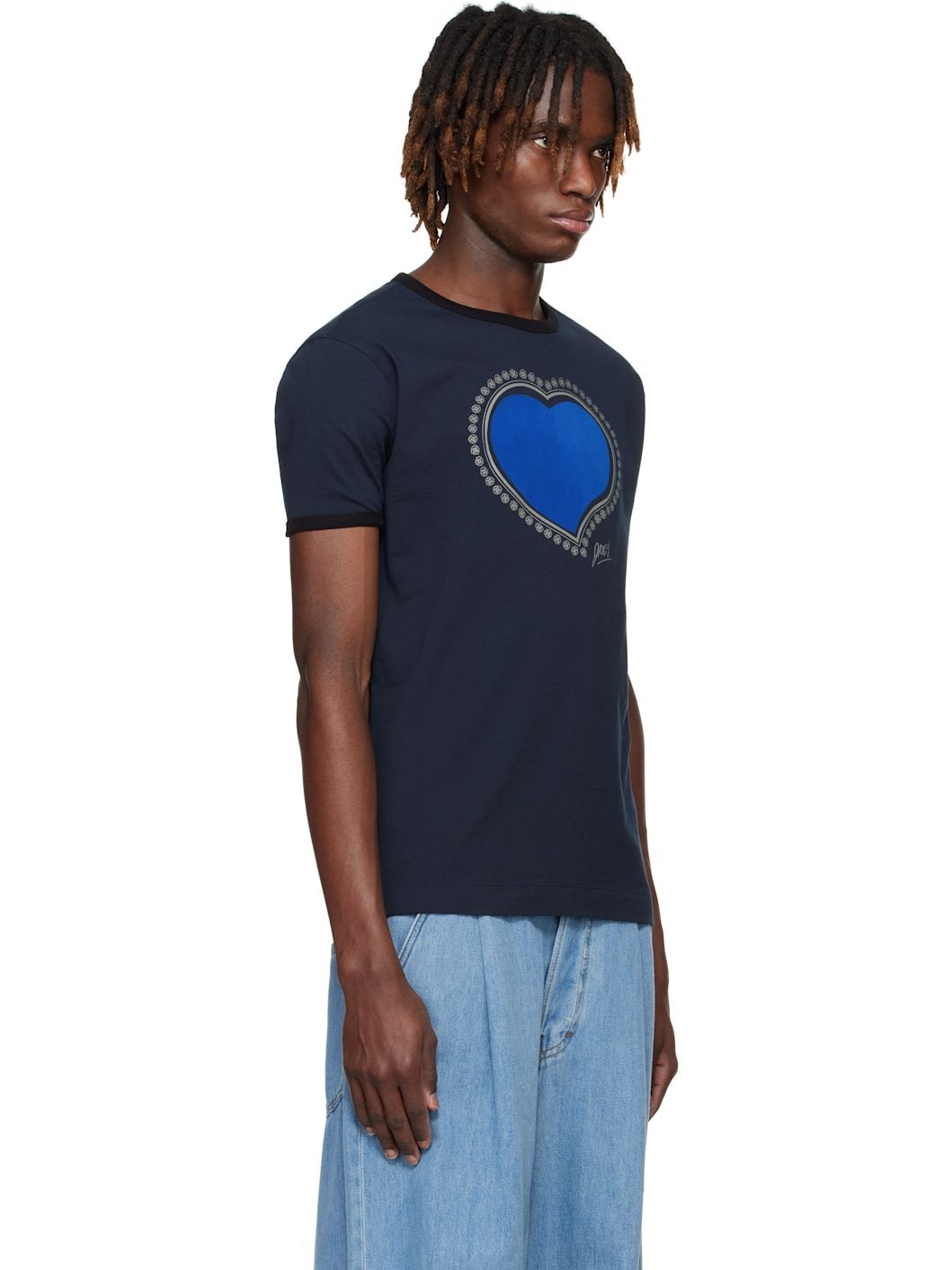 Navy Archive Print T-shirt - 2