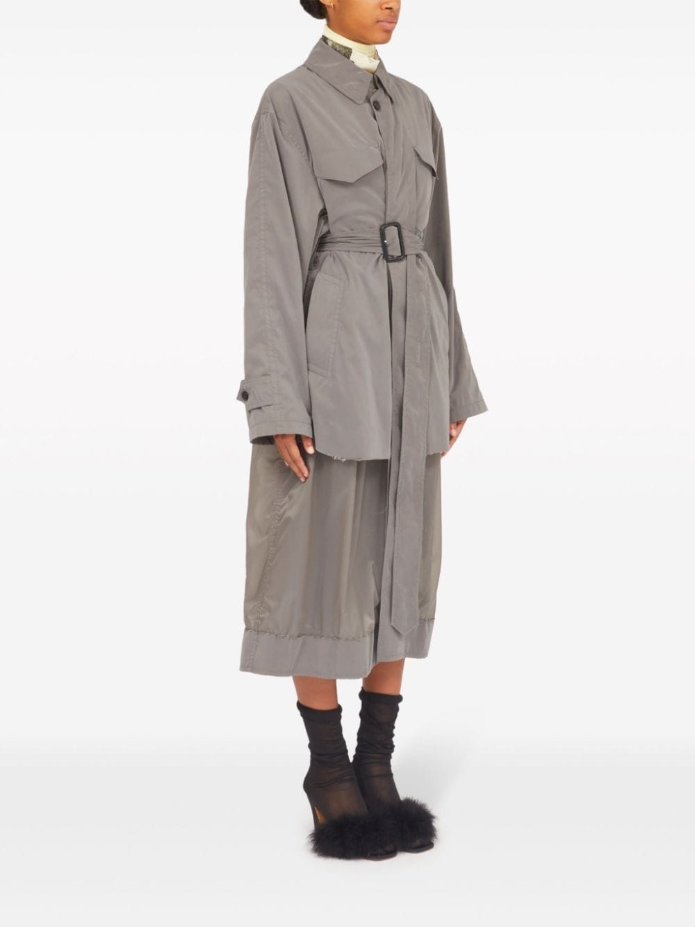 DÃ©cortiquÃ© reversible trench coat - 3