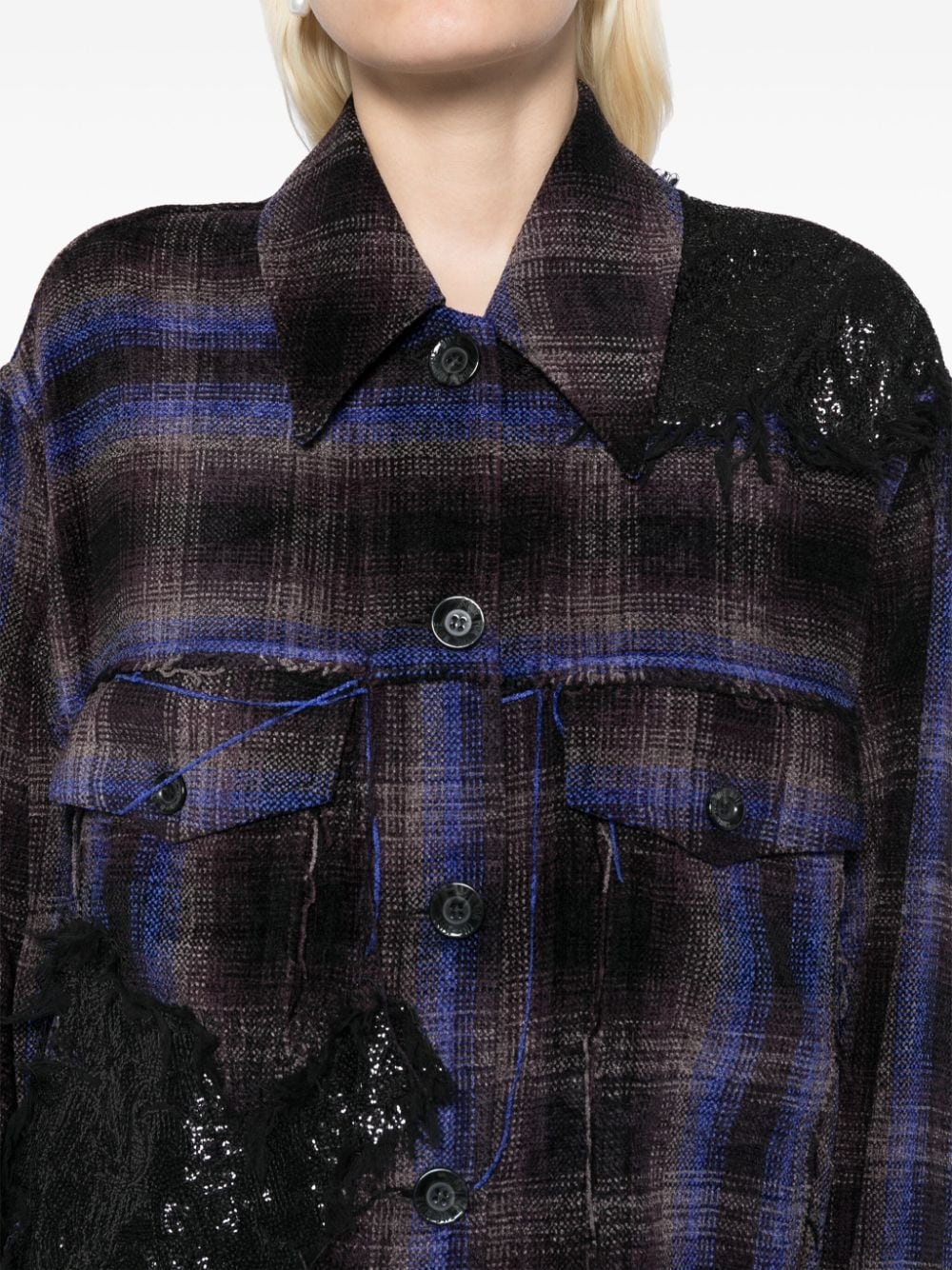 check pattern jacket - 5