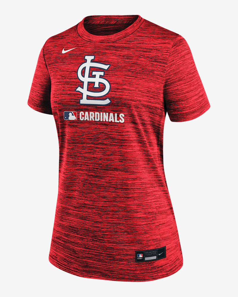 St. Louis Cardinals Authentic Collection Velocity Women's Nike Dri-FIT MLB T-Shirt 1