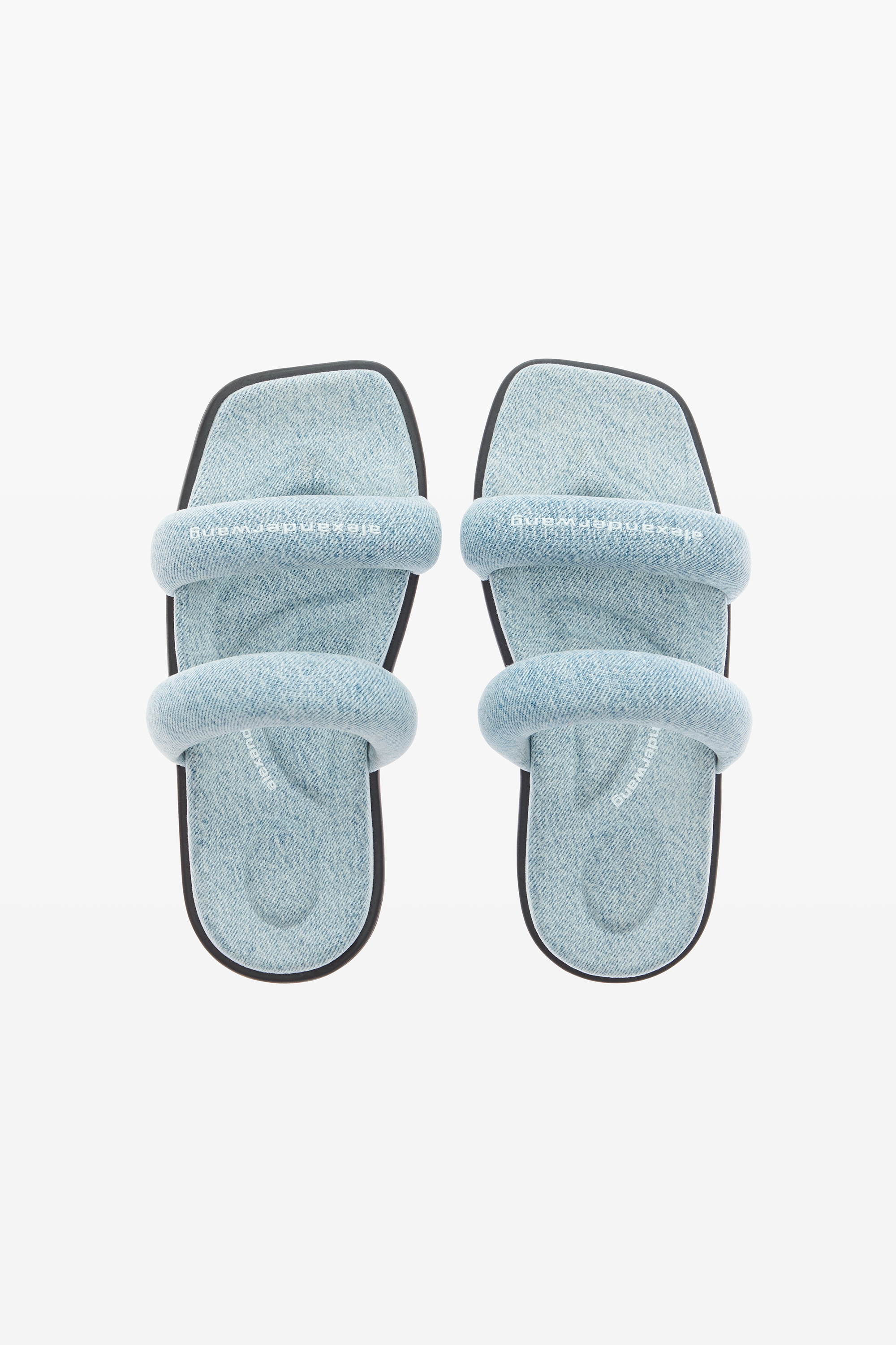 Jay Flatform Sandal in Denim - 6