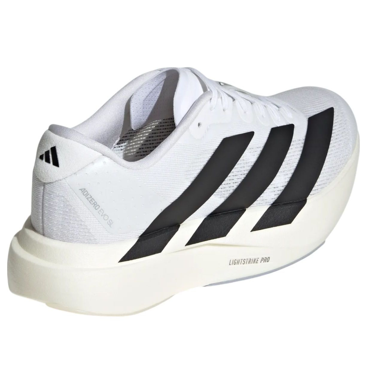 (WMNS) adidas Adizero EVO SL 'White Black' JH6208 - 4