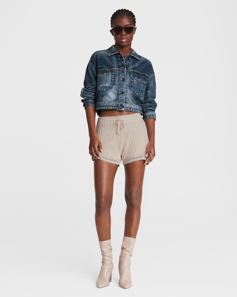 rag & bone Miramar Cropped Cotton Trucker Jacket
Classic Fit Jacket outlook