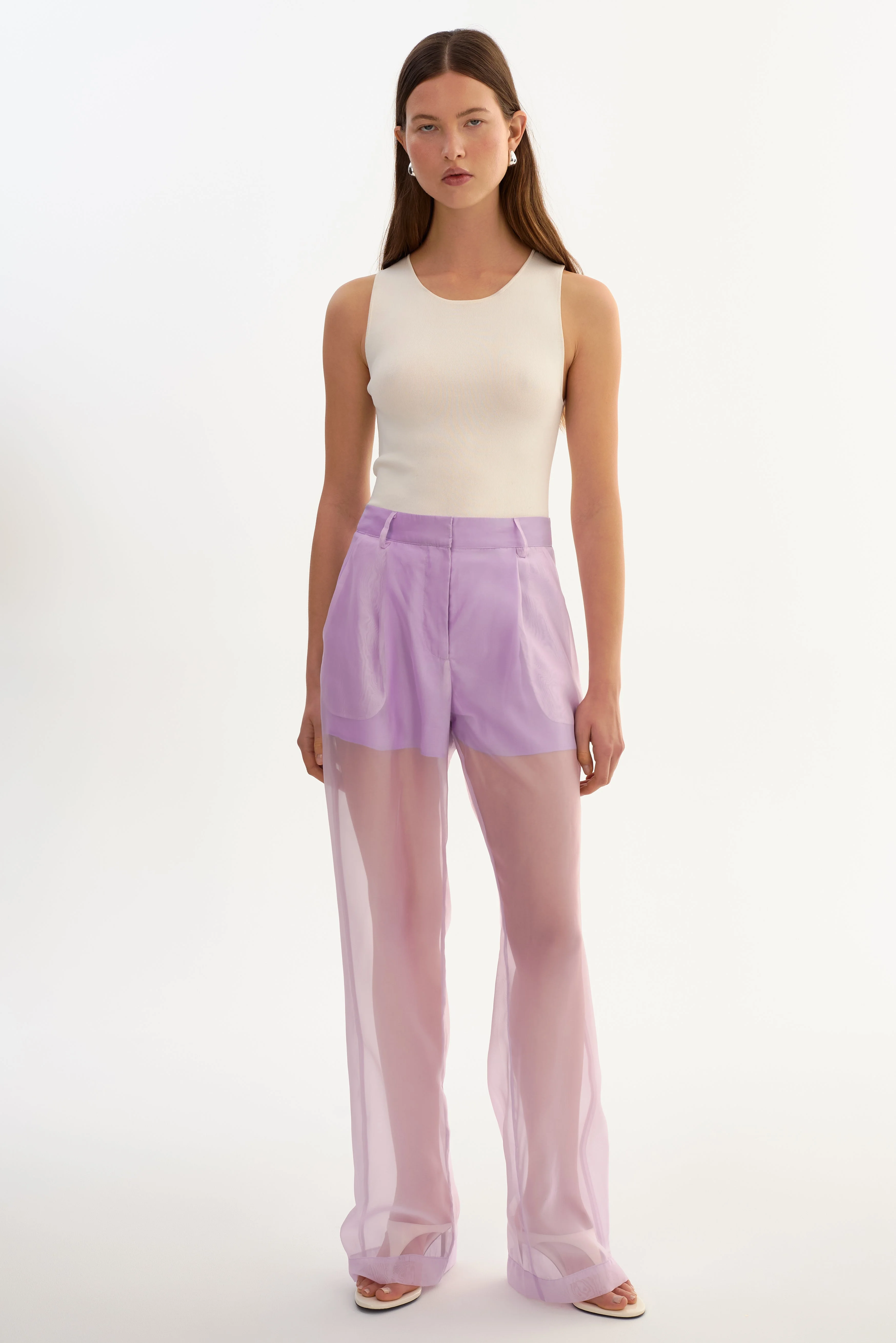 ALOMA | Sheer Organza Pants - 1