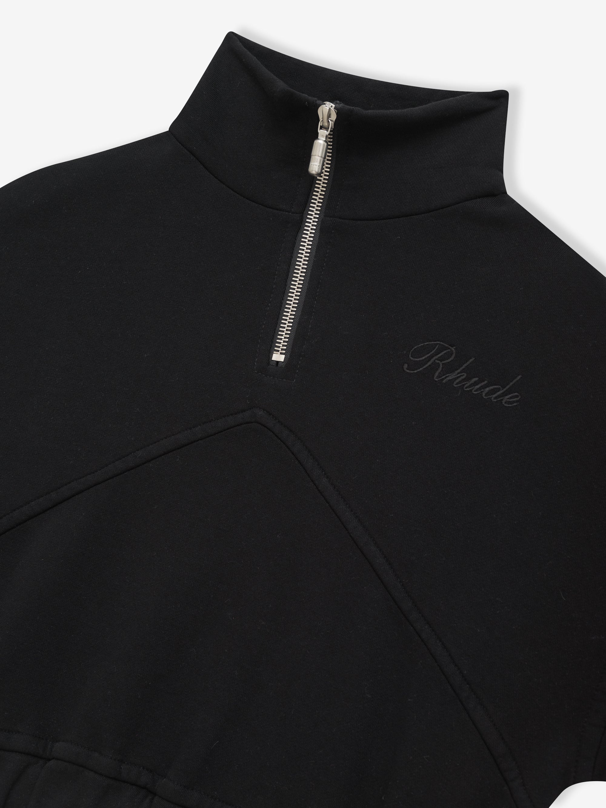 LOGO CROPPED QUARTER ZIP - 3