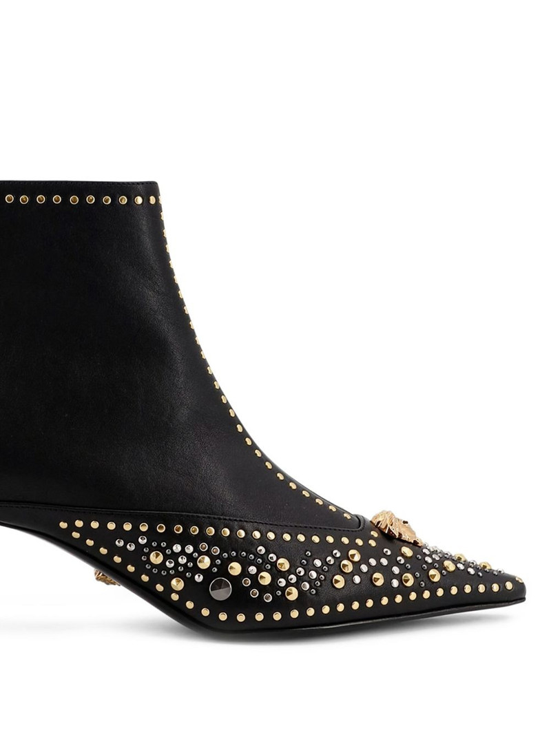 VERSACE Studded La Medusa anke boots outlook