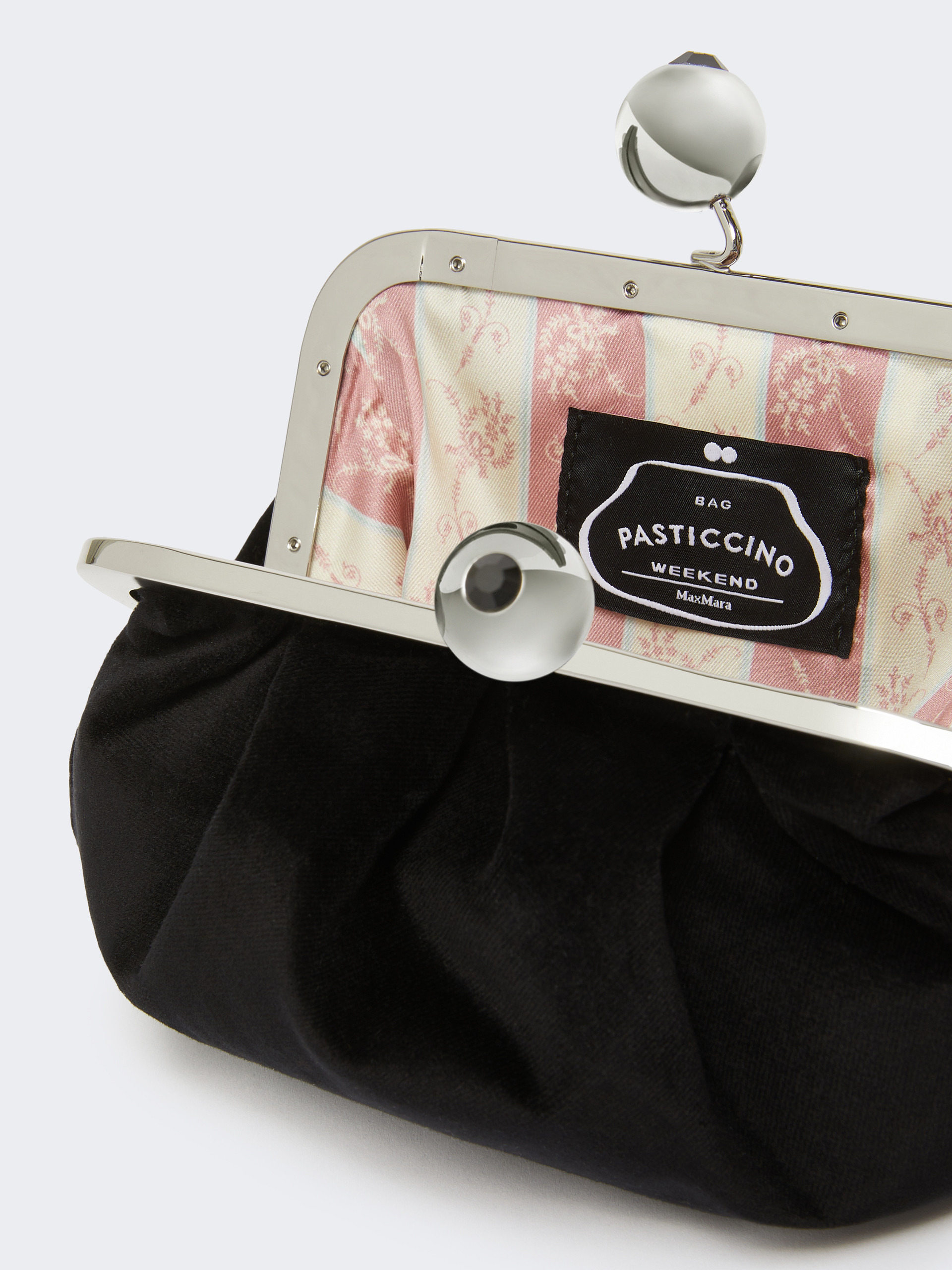 VALANCE Small cotton velvet Pasticcino Bag - 6
