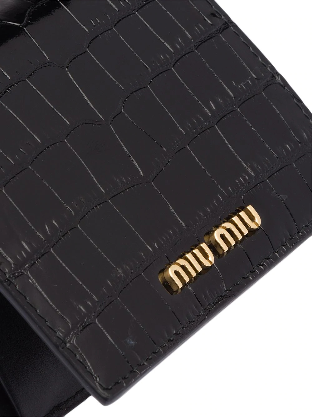 crocodile-embossed bi-fold wallet - 3