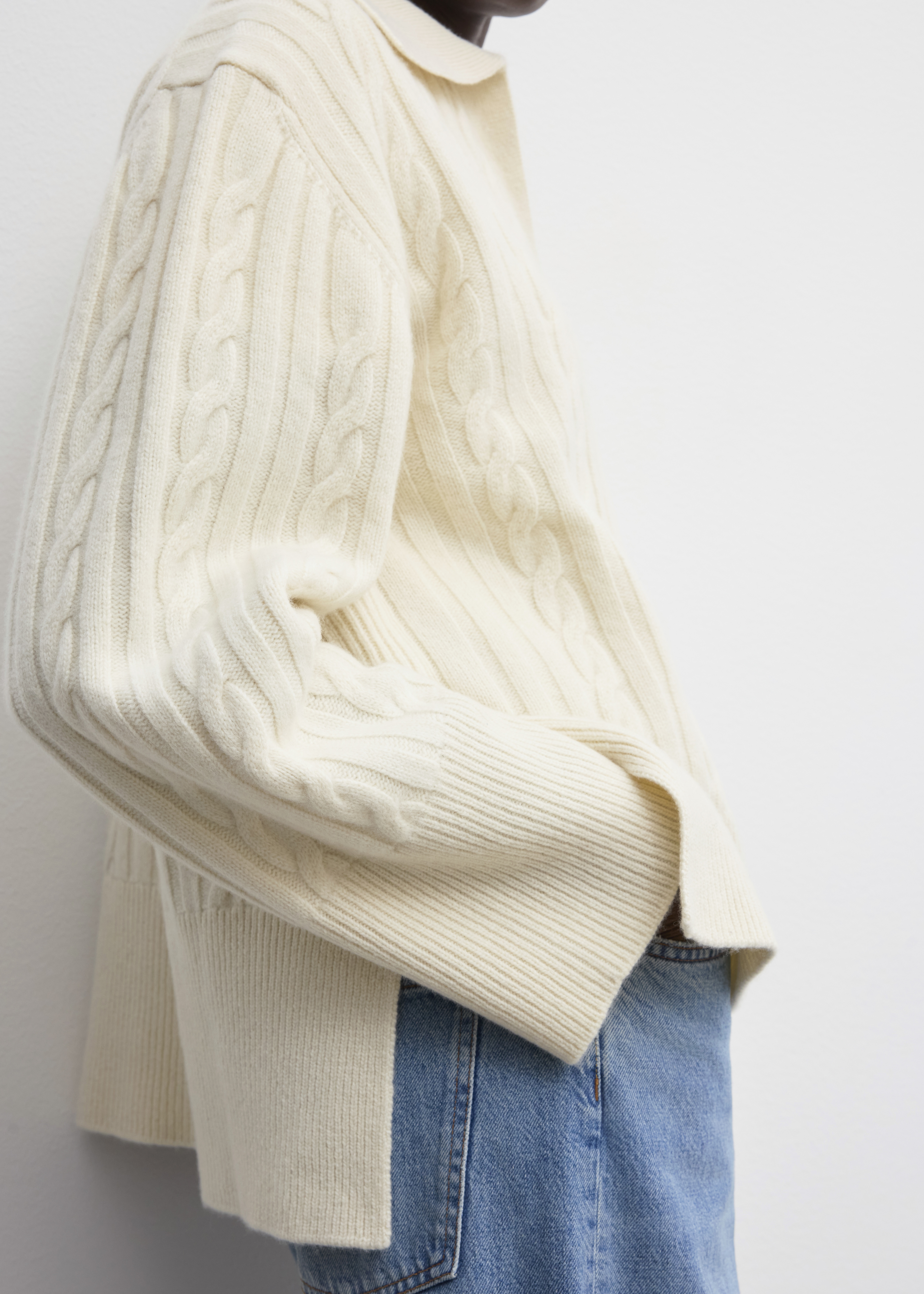 Cashmere wool polo - 3