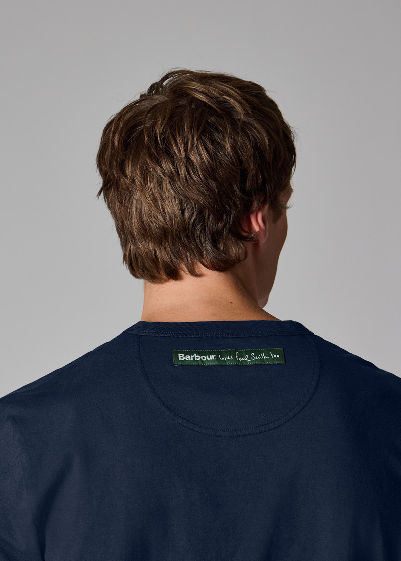 Paul Smith loves Barbour - Wax Tin Print T-Shirt 8