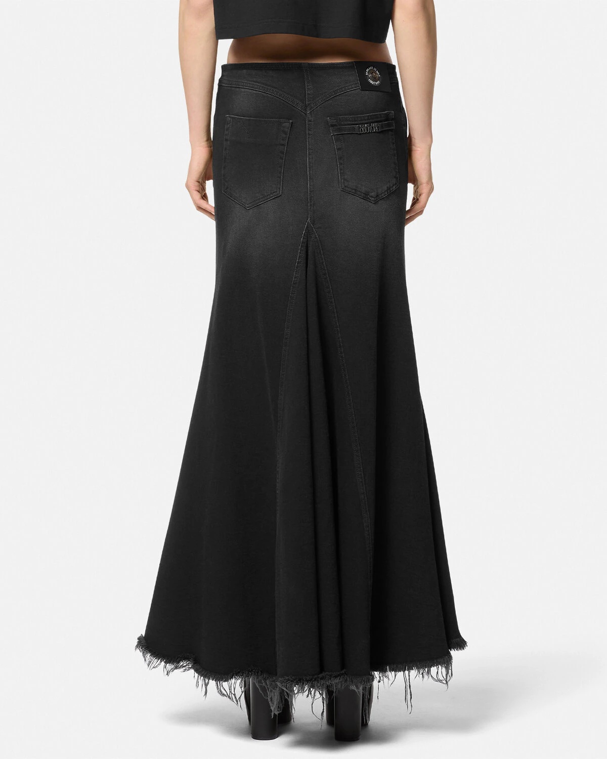 Mermaid Denim Midi Skirt - 5