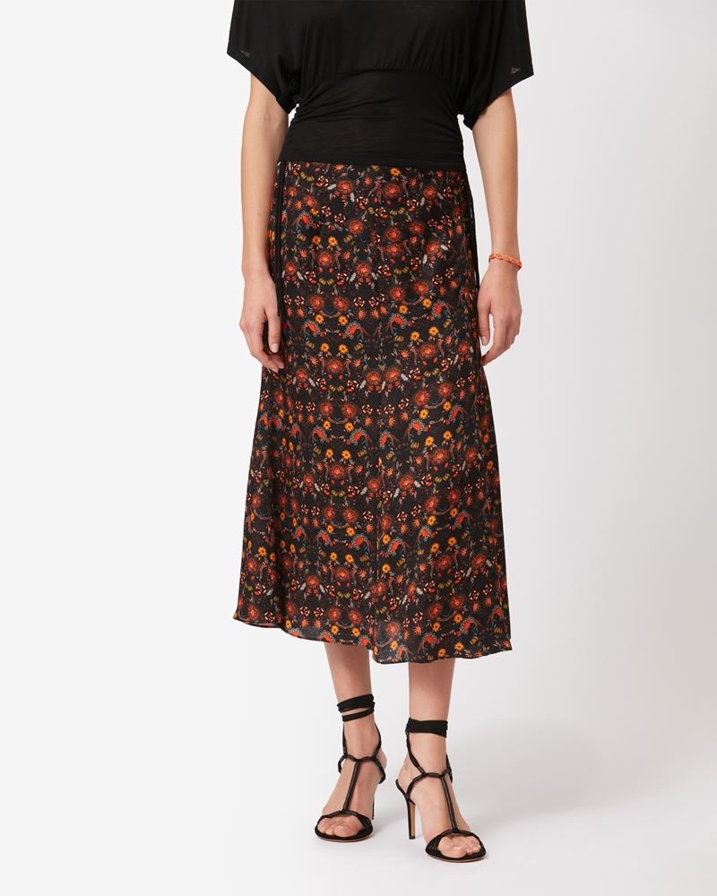 PRIELLE PRINTED SKIRT - 4