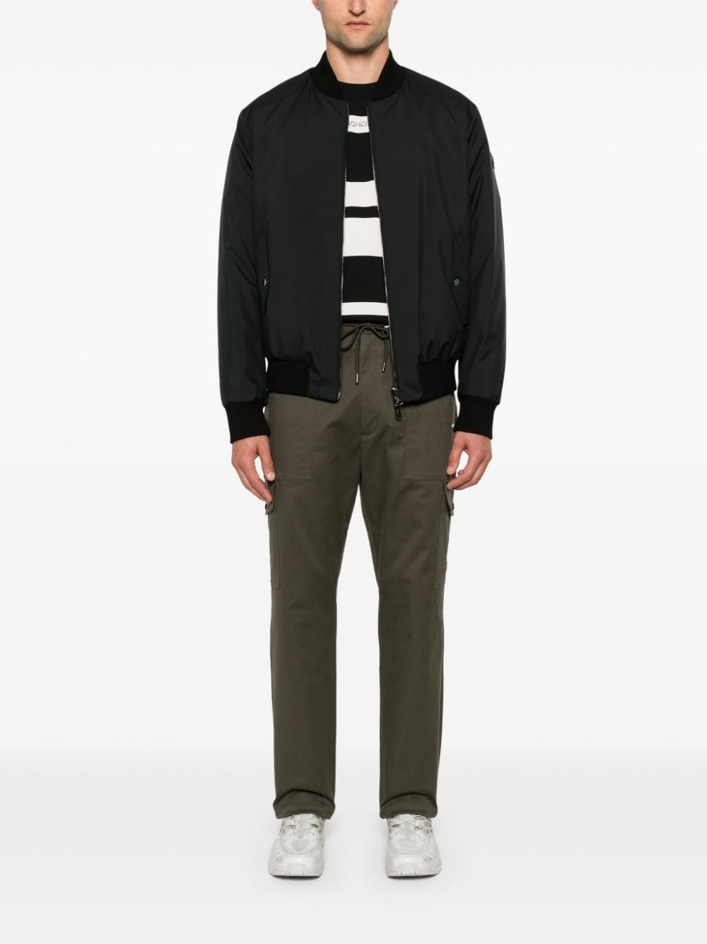 logo-patch trouser - 2