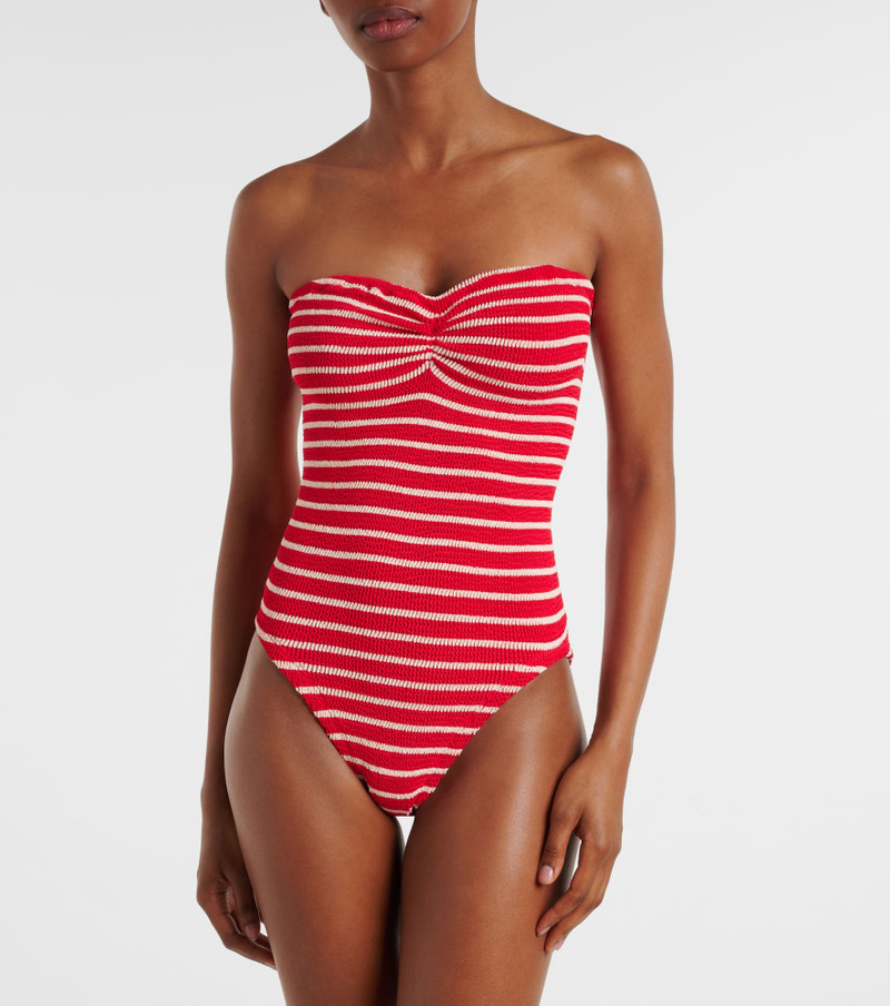 Hunza G Brooke striped swimsuit outlook