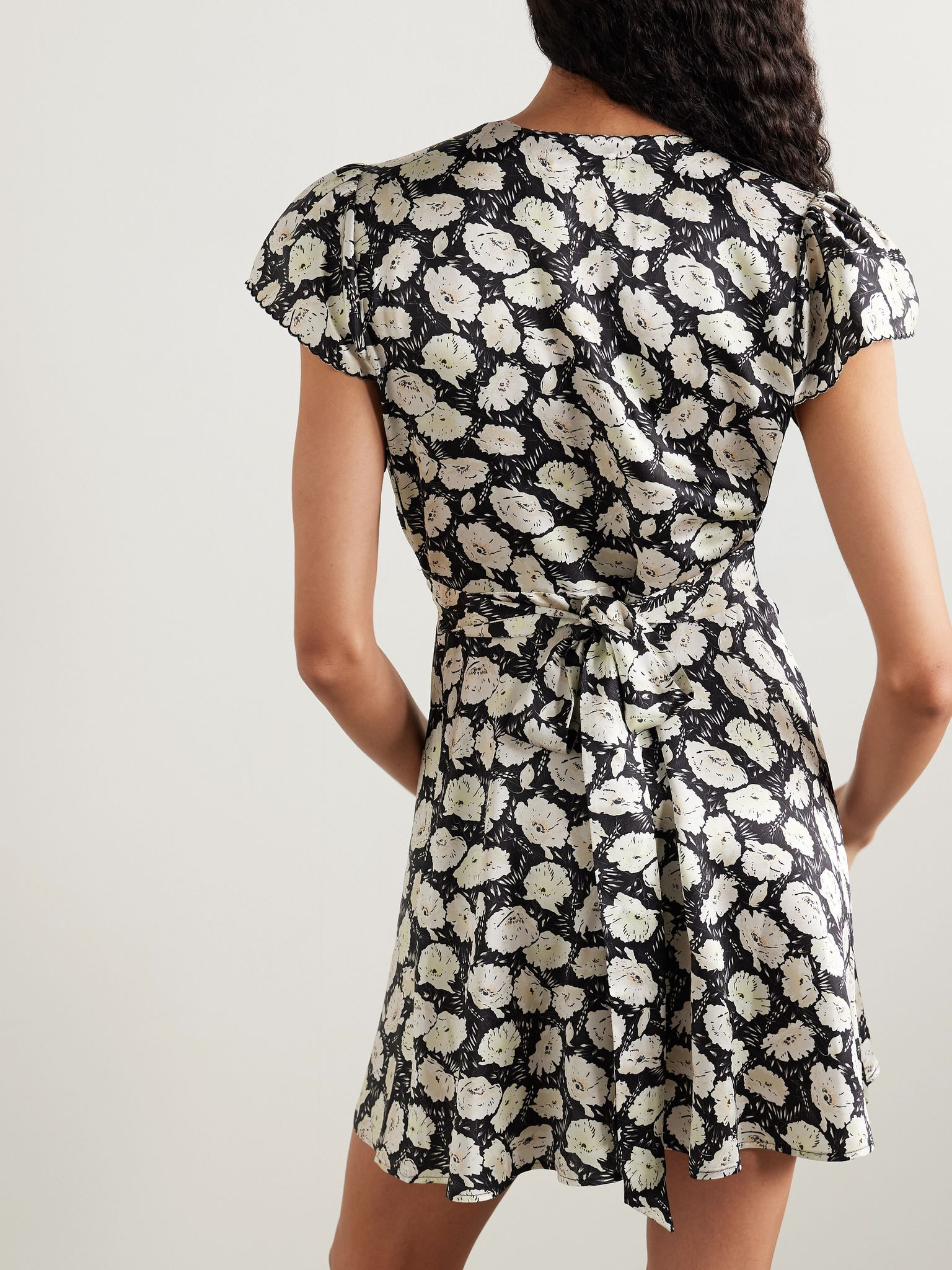 Dianne floral-print silk-satin mini dress Multi - 3