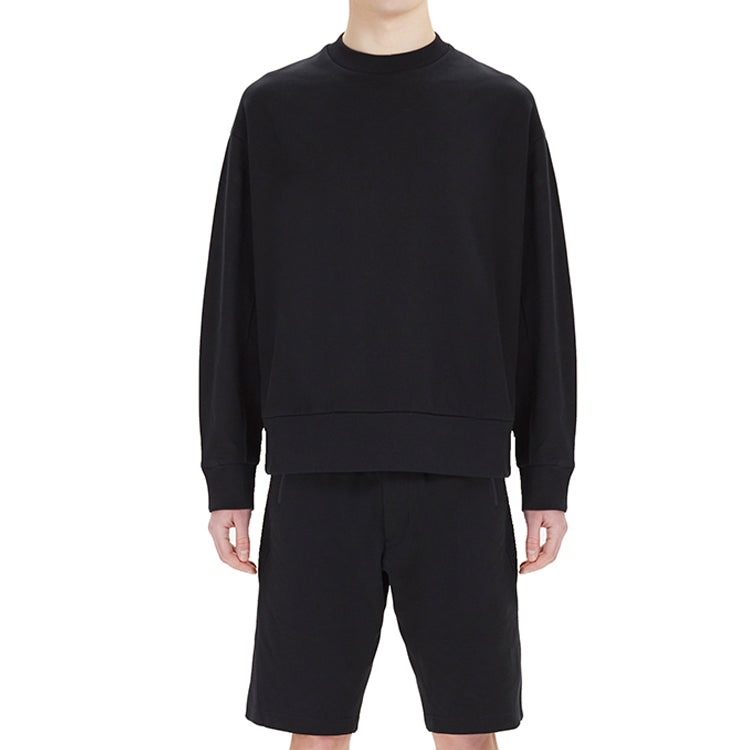 Y-3 YOHJI YAMAMOTO Back Logo Print Sweatshirt Black DY7157 - 3