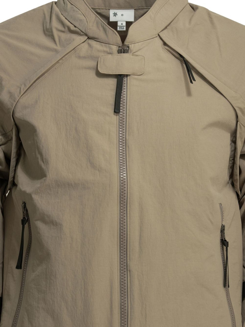 zip-up panelled convertible jacket 3