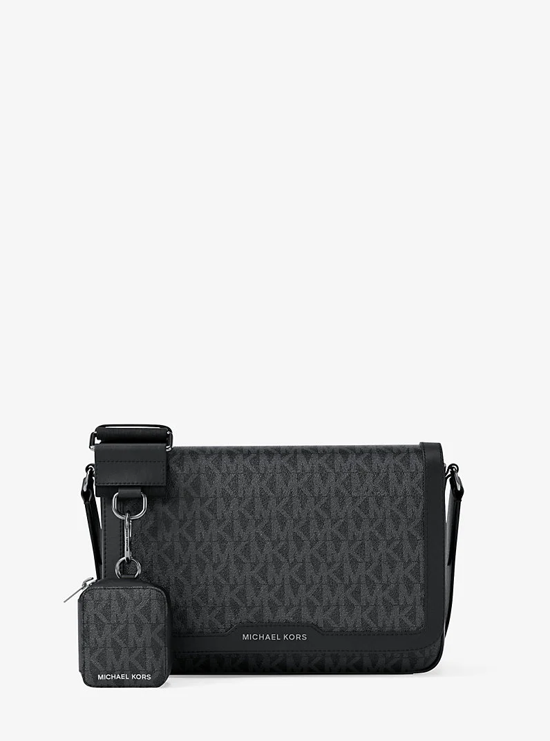 Hudson Mini Signature Logo Crossbody Bag With Airpod Case for Apple Airpods Pro® - 1