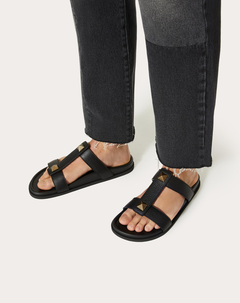 Valentino ROMAN STUD SLIDE SANDAL IN ELK-PRINT CALFSKIN outlook