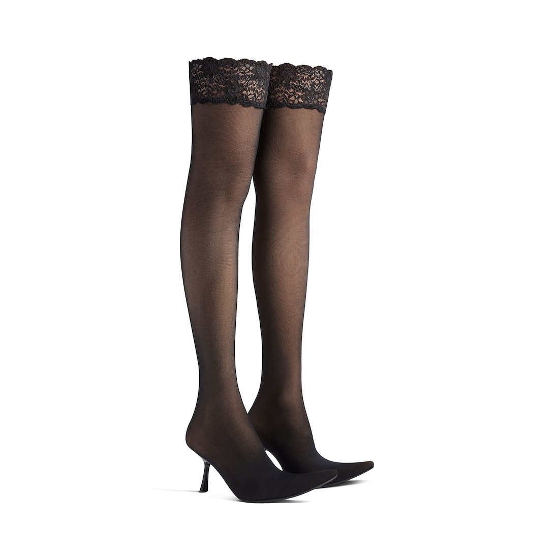 Women's New Flex 90mm Over-the-knee Boot  in Black/white - 2